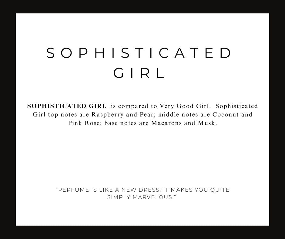 SOPHISTICATED GIRL INSPIRED BY GOOD GIRL