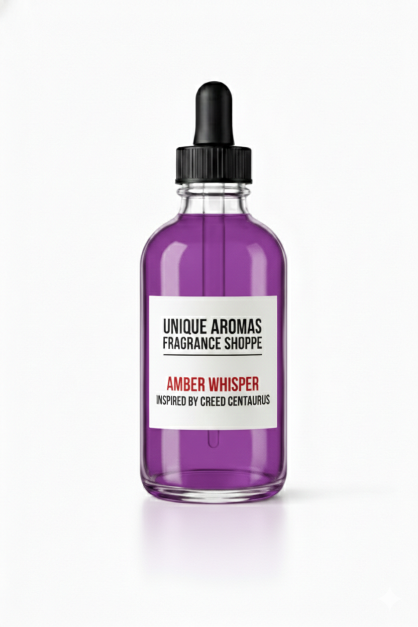 AMBER WHISPERS BODY OIL  INSPIRED BY CREED CENTAURUS.