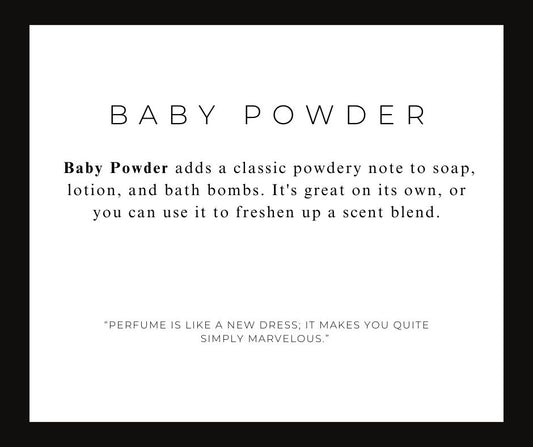 BABY POWDER BODY OIL,