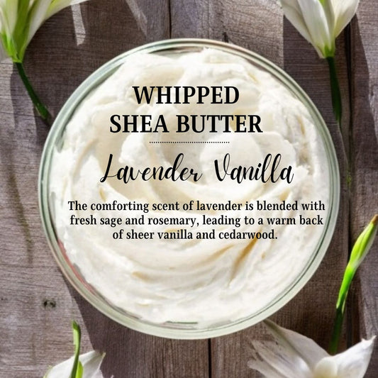 Lavender Vanilla Whipped Shea Butter